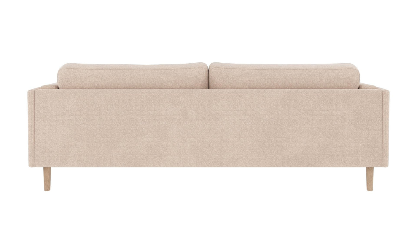 Braden sofa 3-seter - Whitewash eik ben