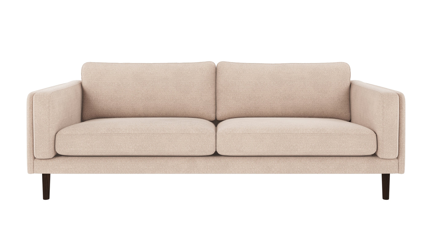 Braden sofa 3-seter - Brun eik ben
