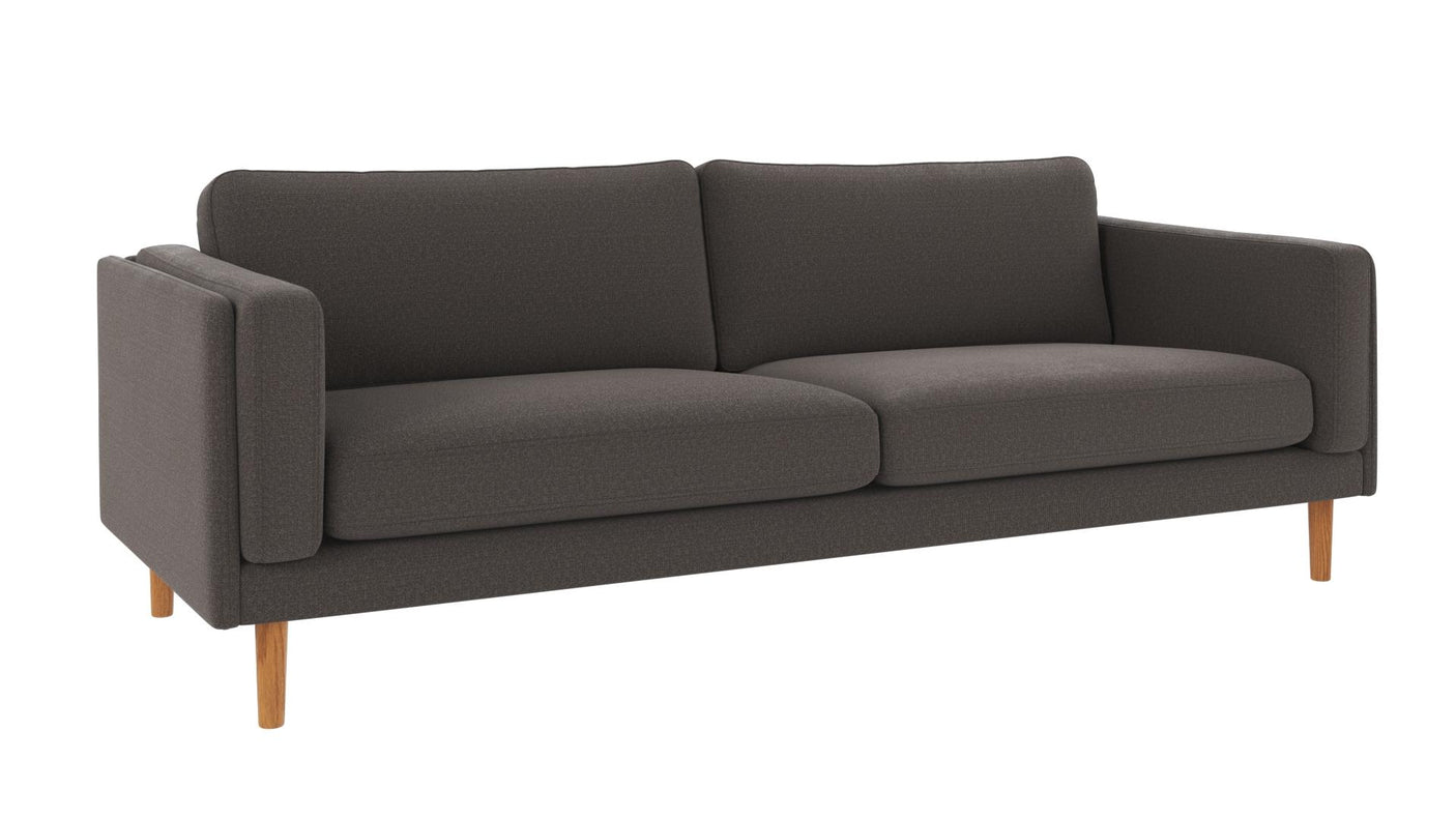 Braden sofa 3-seter - Eik ben