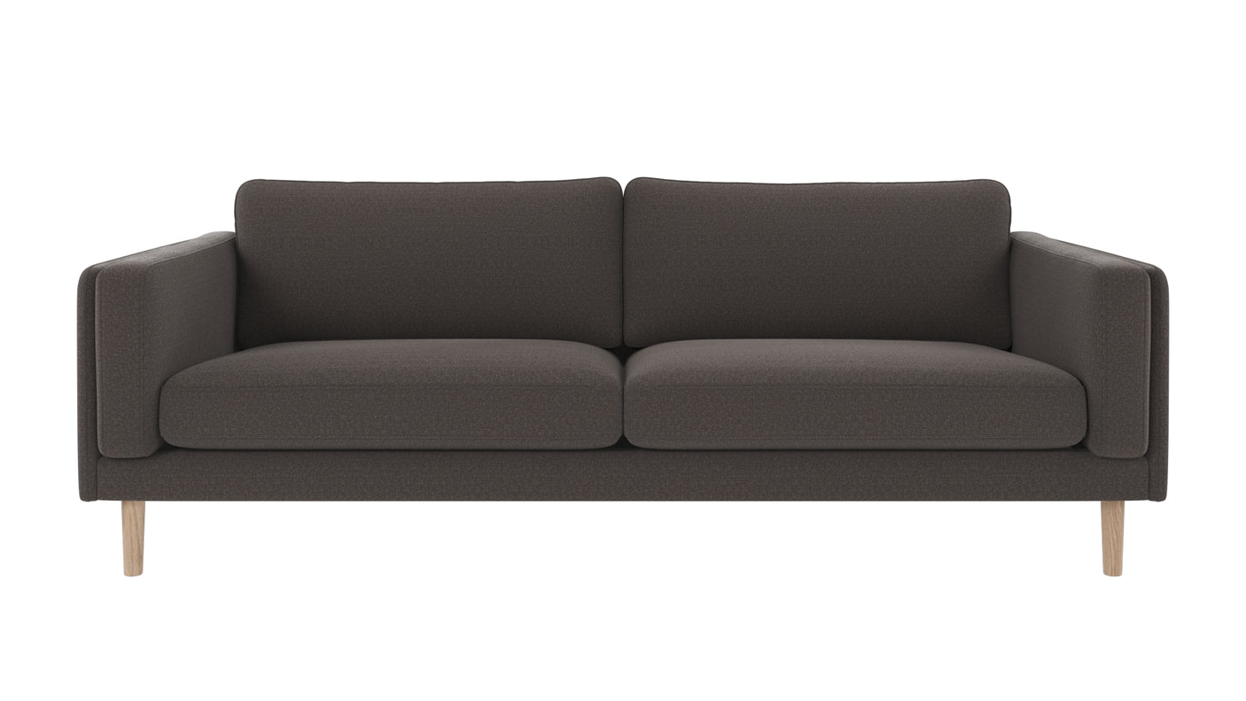 Braden sofa 3-seter - Whitewash eik ben