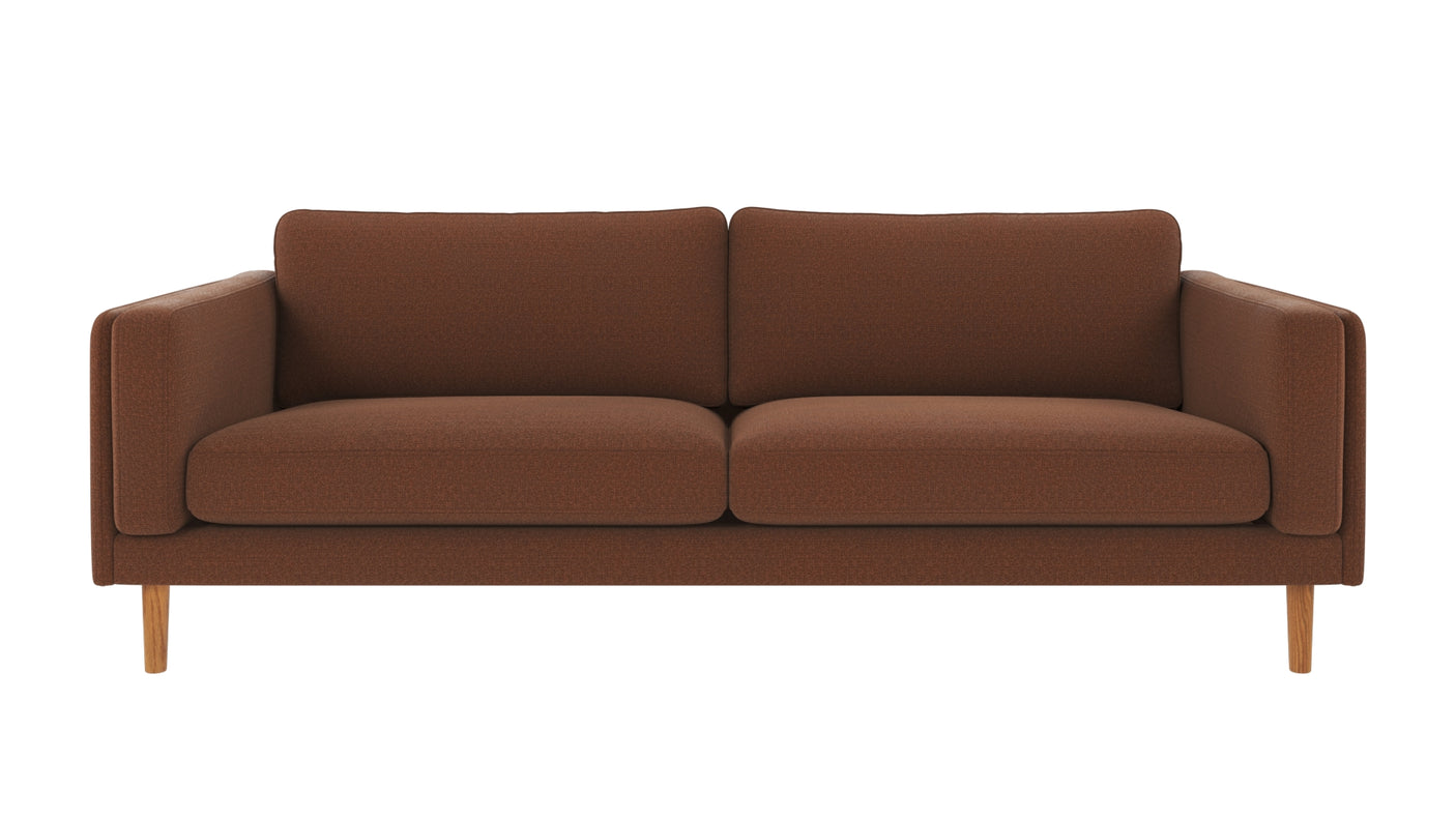 Braden sofa 3-seter - Eik ben
