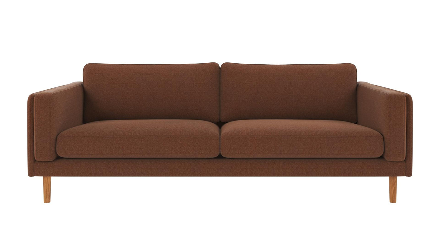 Braden sofa 3-seter - Eik ben