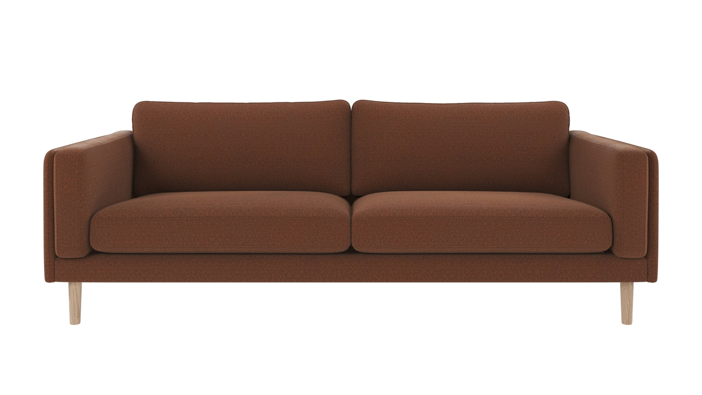 Braden sofa 3-seter - Whitewash eik ben
