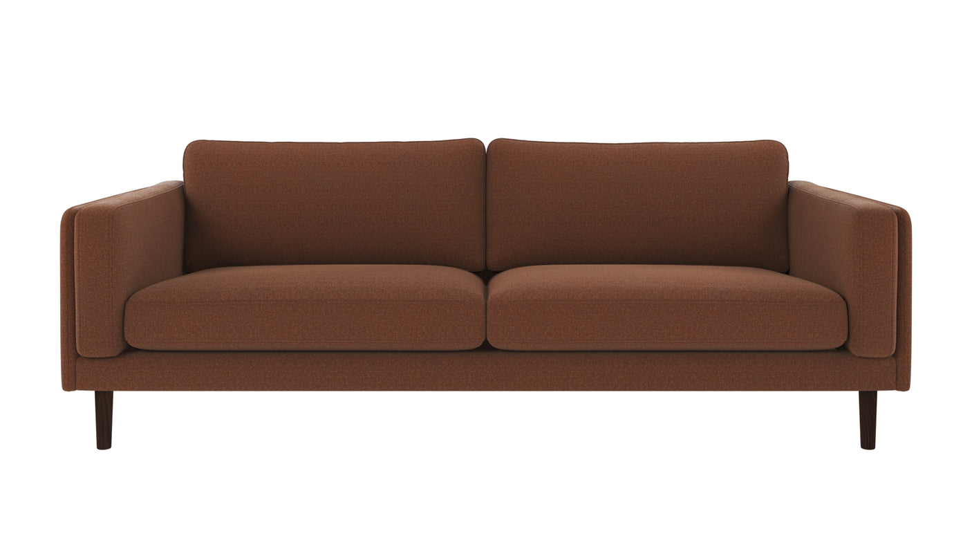Braden sofa 3-seter - Brun eik ben