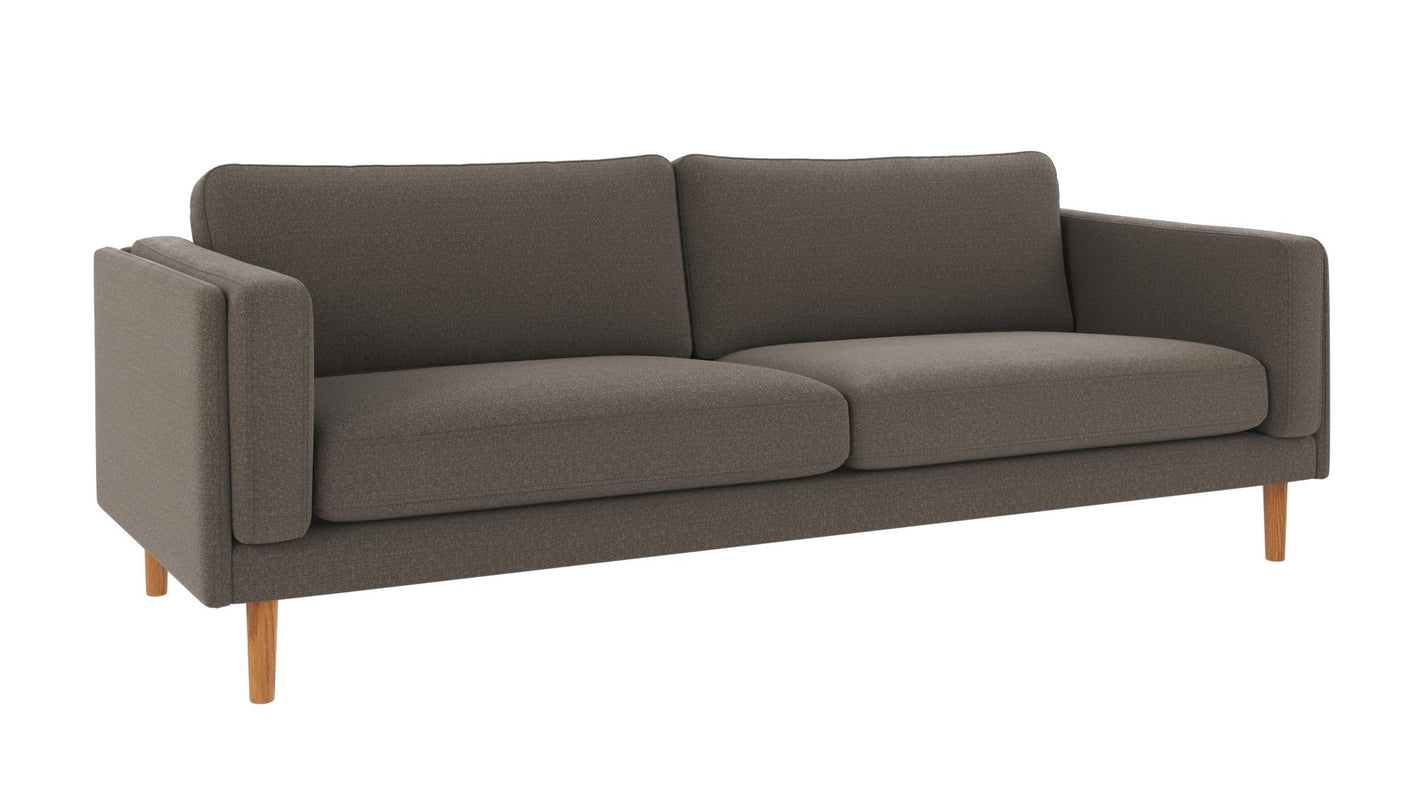Braden sofa 3-seter - Eik ben
