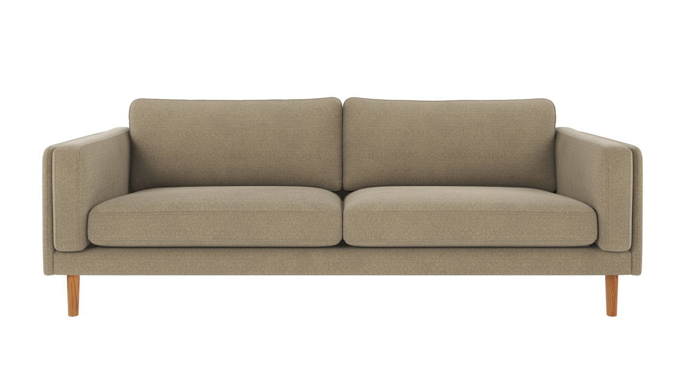 Braden sofa 3-seter - Eik ben