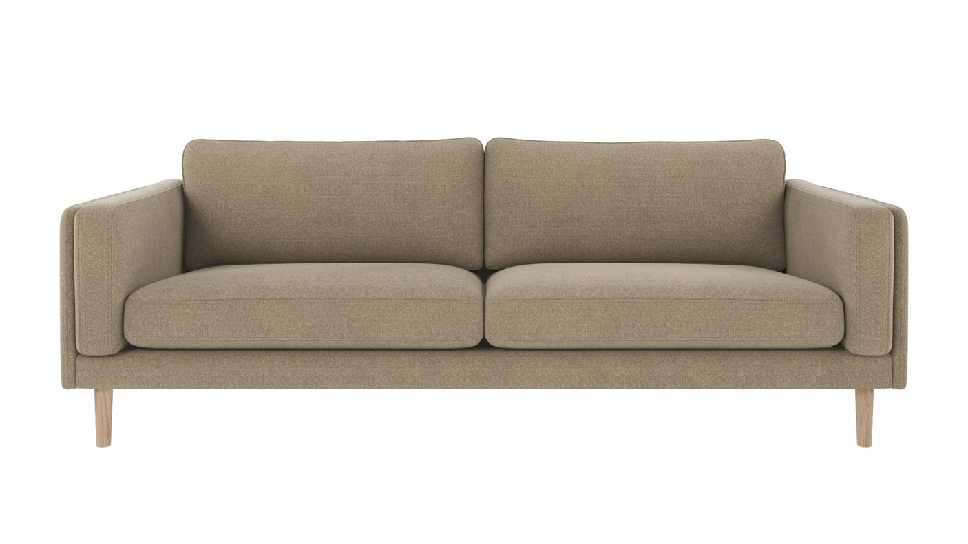 Braden sofa 3-seter - Whitewash eik ben