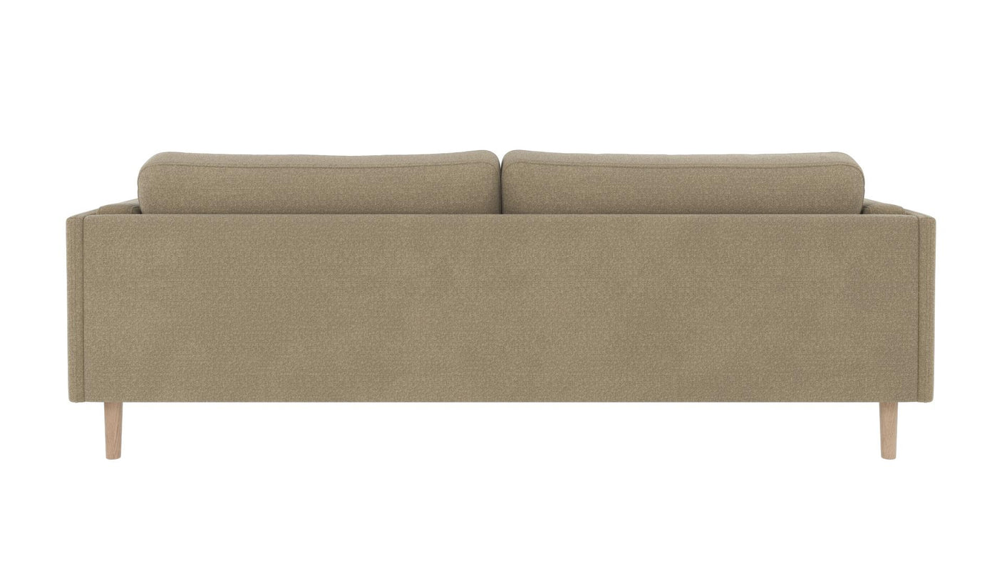 Braden sofa 3-seter - Whitewash eik ben