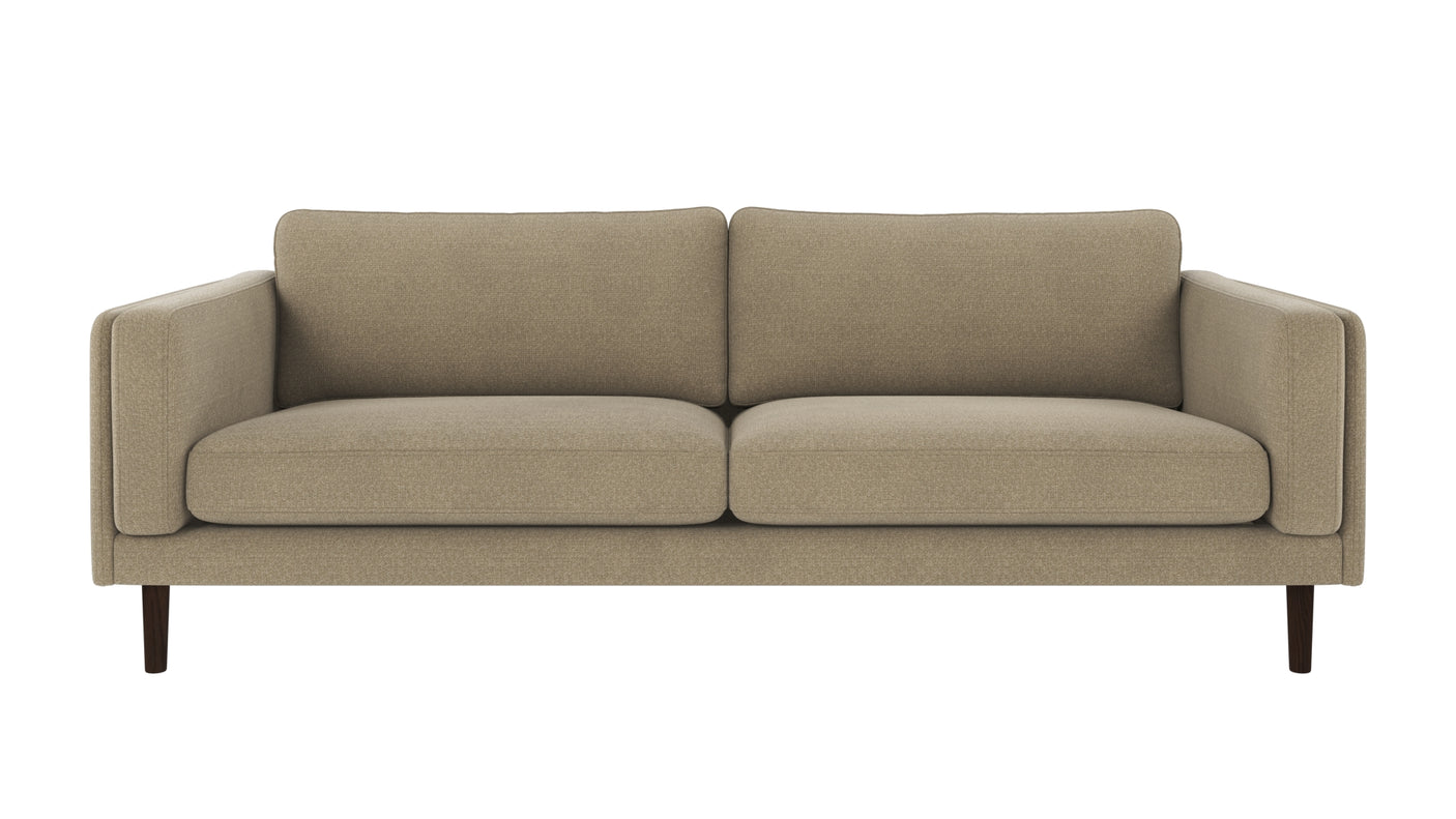 Braden sofa 3-seter - Brun eik ben