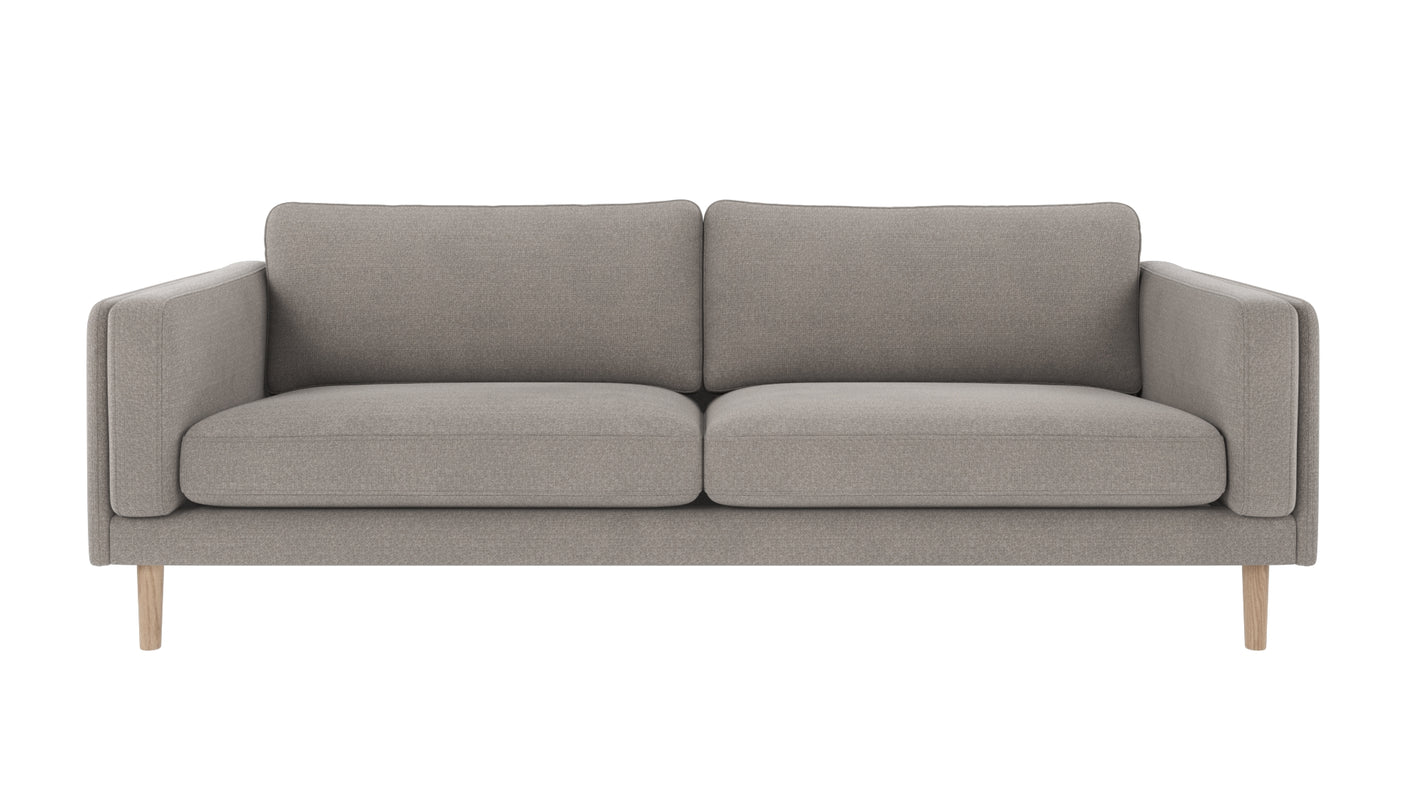 Braden sofa 3-seter - Whitewash eik ben