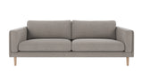 Braden sofa 3-seter - Whitewash eik ben