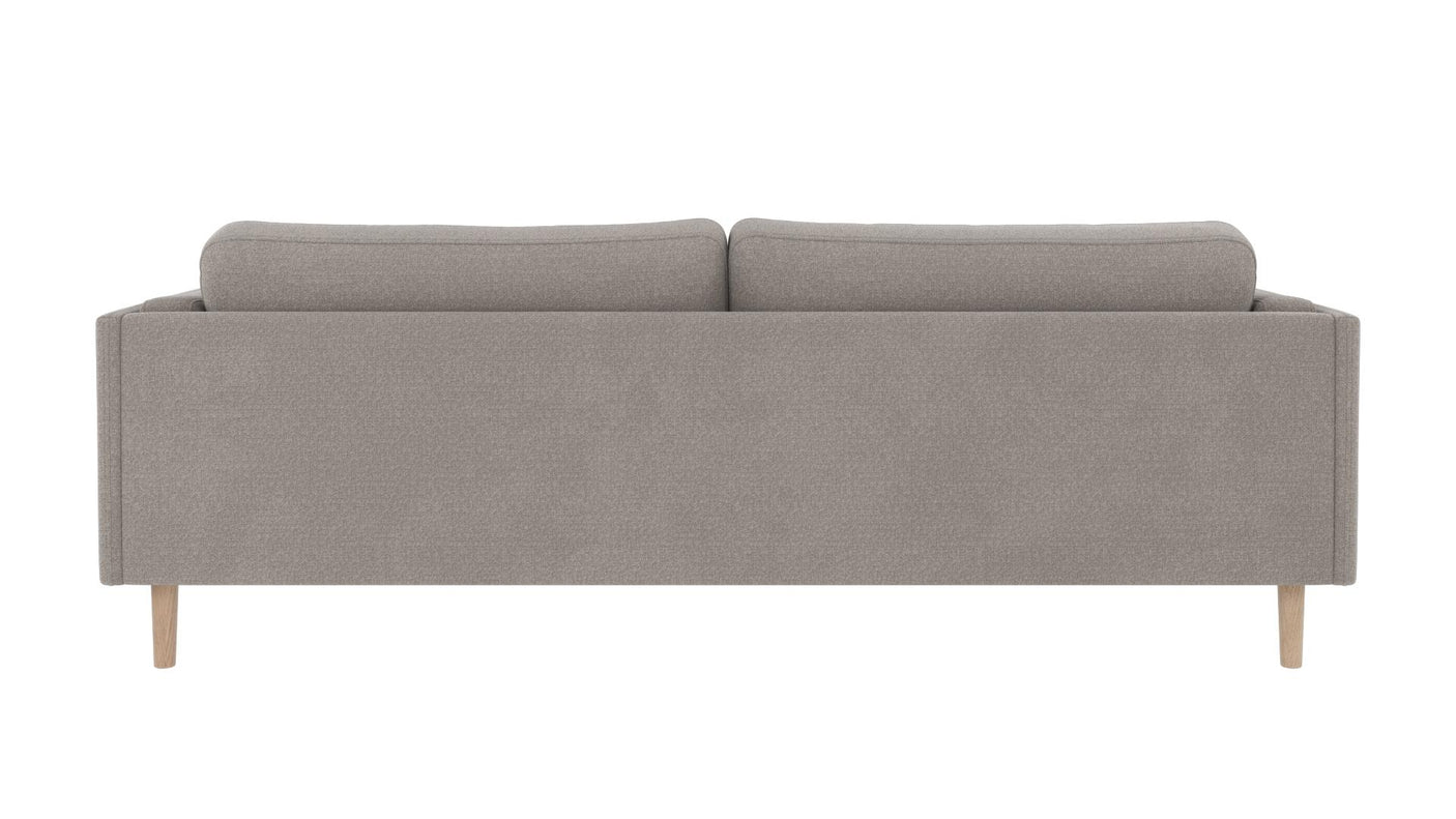 Braden sofa 3-seter - Whitewash eik ben