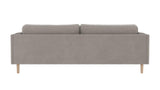 Braden sofa 3-seter - Whitewash eik ben