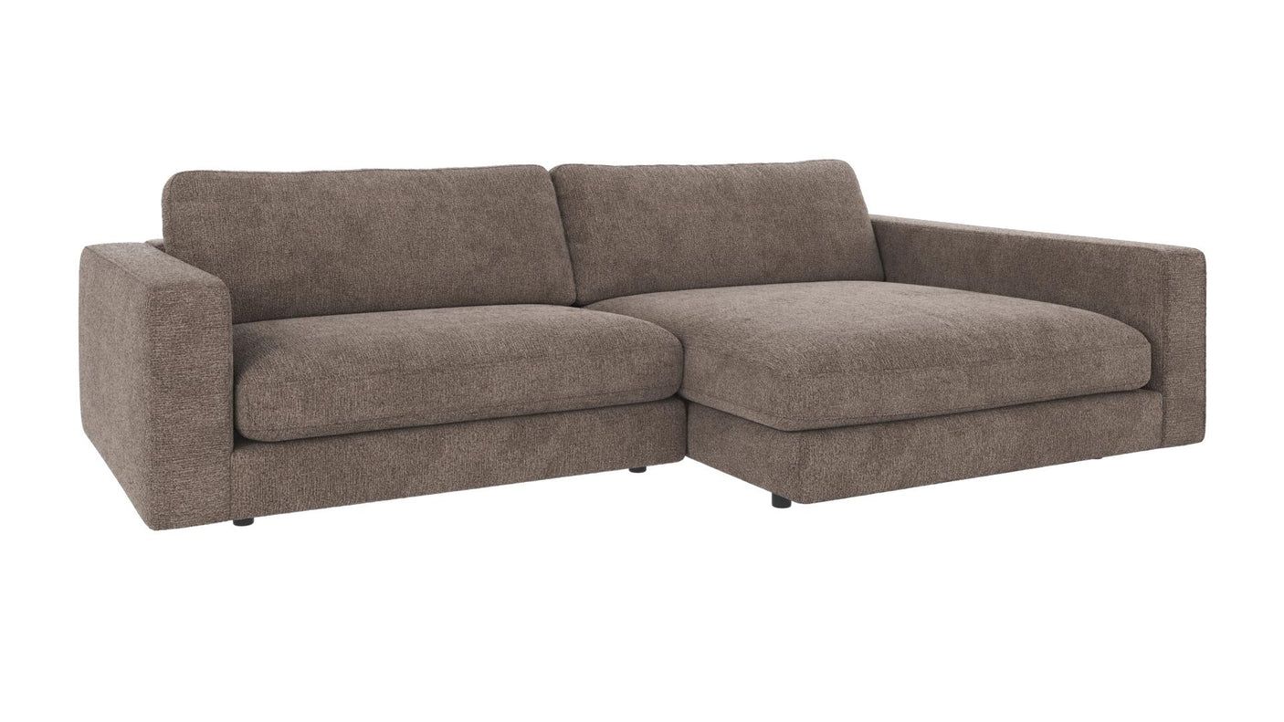 Duncan sofa 3-seter sjeselong høyre