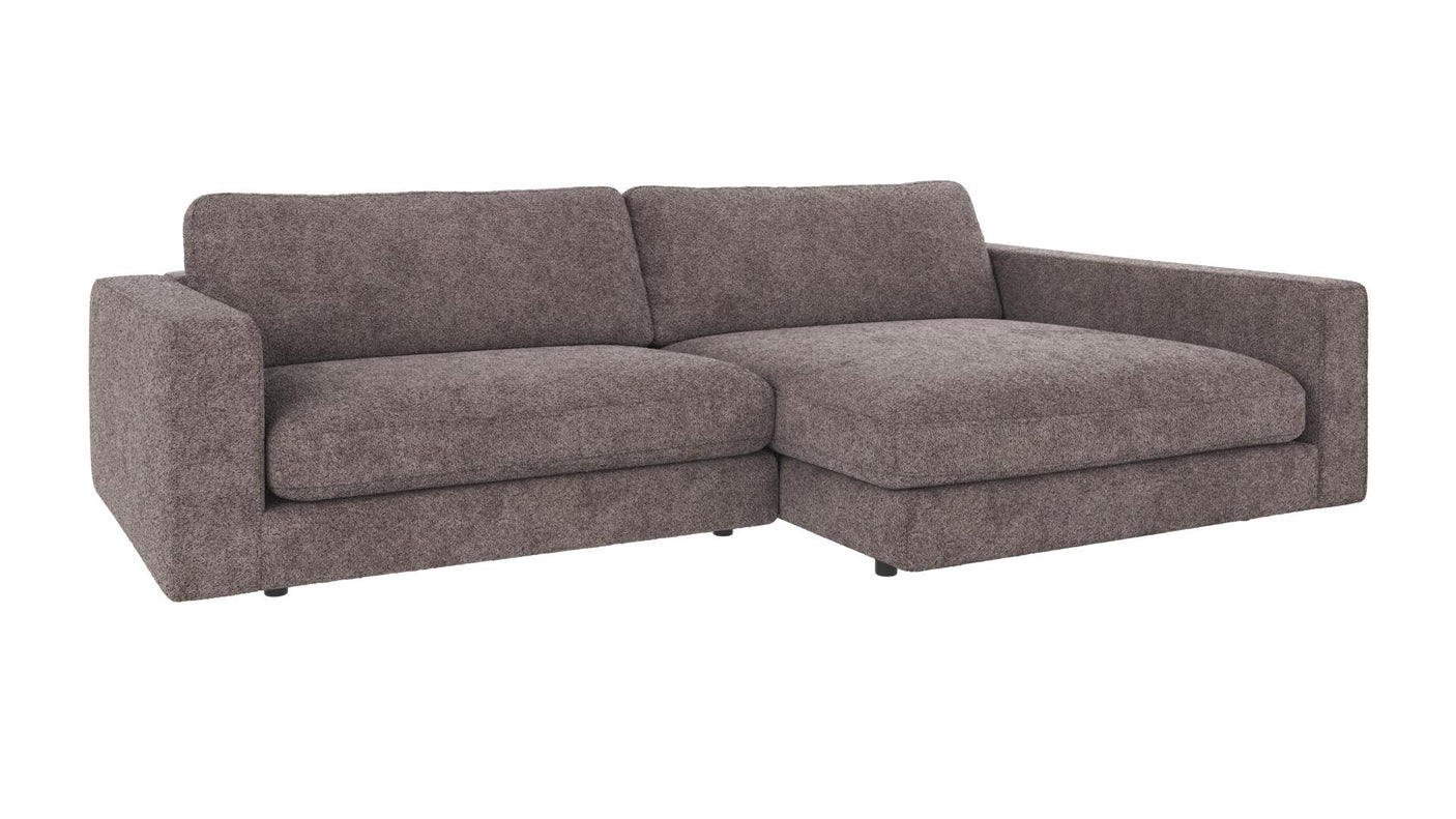 Duncan sofa 3-seter sjeselong høyre
