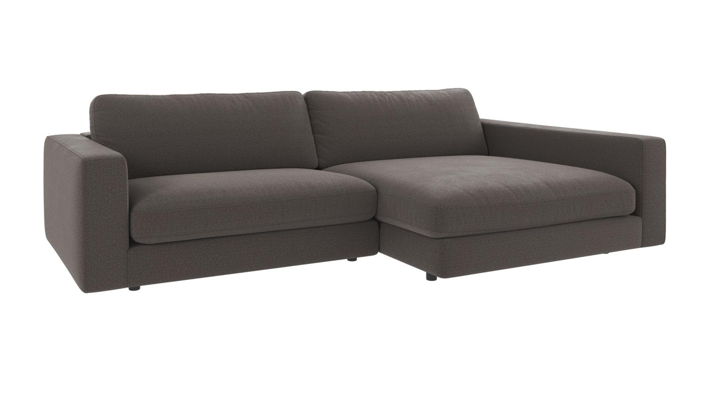 Duncan sofa 3-seter sjeselong høyre