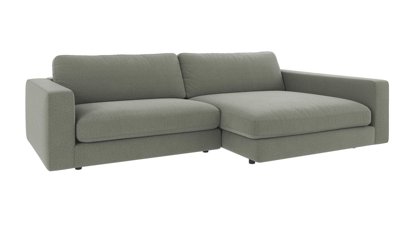 Duncan sofa 3-seter sjeselong høyre