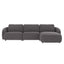 Norris sofa 4 seter sjeselong høyre Rowico Sofa