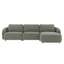 Norris sofa 4 seter sjeselong høyre Rowico Sofa