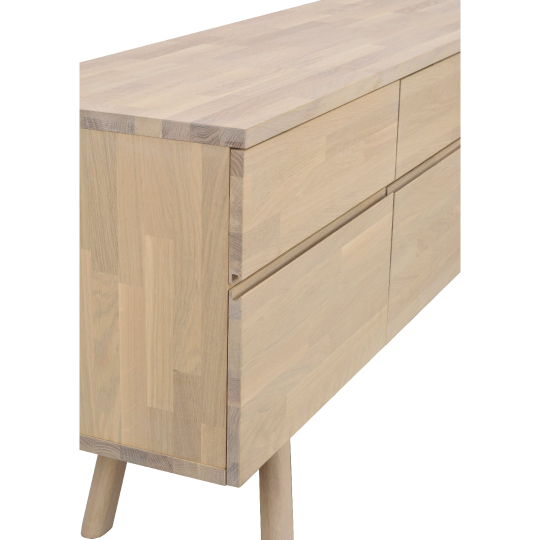 Cleardale skjenk 170 whitewash eik