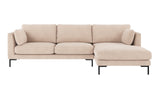 Corwin 3,5 seter sofa sjeselong høyre