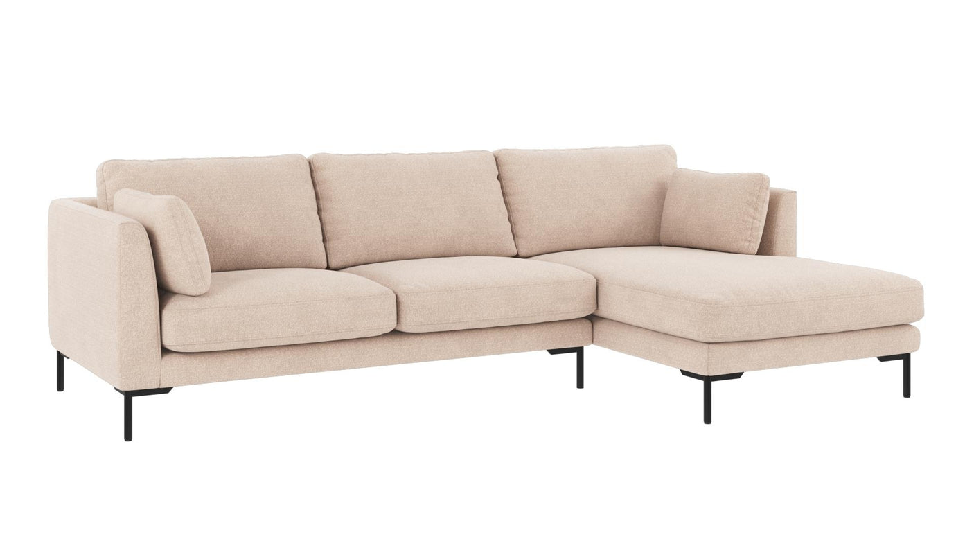 Corwin 3,5 seter sofa sjeselong høyre