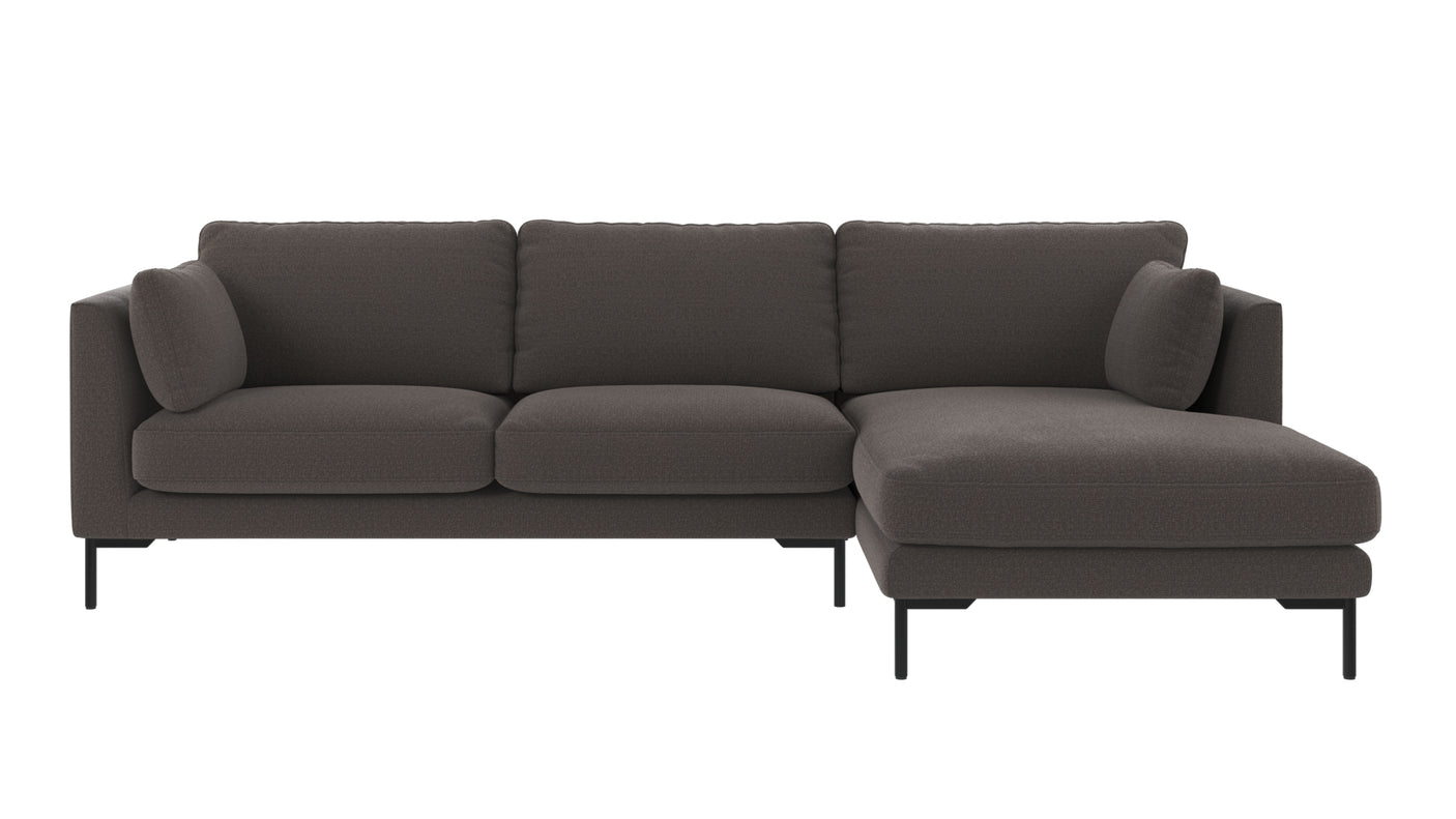 Corwin 3,5 seter sofa sjeselong høyre