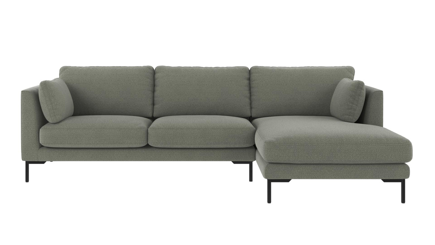 Corwin 3,5 seter sofa sjeselong høyre