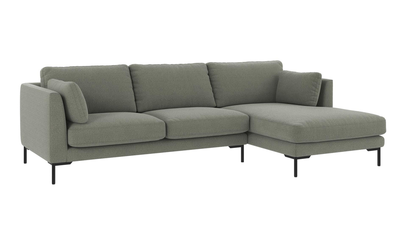 Corwin 3,5 seter sofa sjeselong høyre