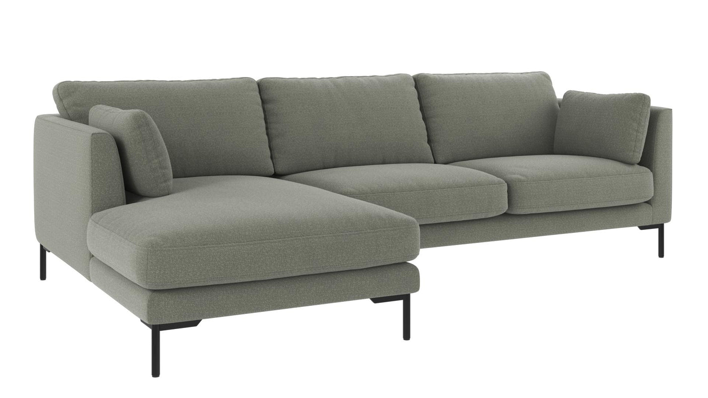 Corwin 3,5 seter sofa sjeselong venstre