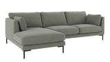 Corwin 3,5 seter sofa sjeselong venstre
