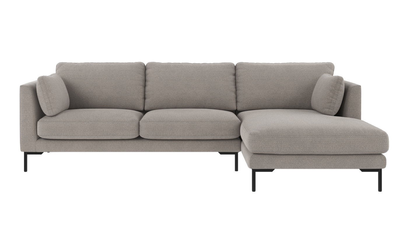 Corwin 3,5 seter sofa sjeselong høyre