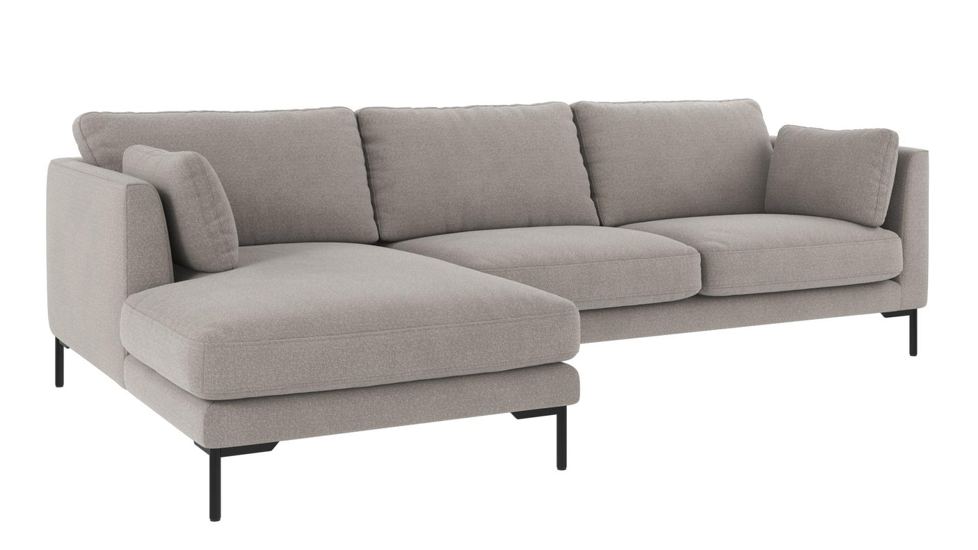 Corwin 3,5 seter sofa sjeselong venstre