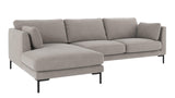 Corwin 3,5 seter sofa sjeselong venstre