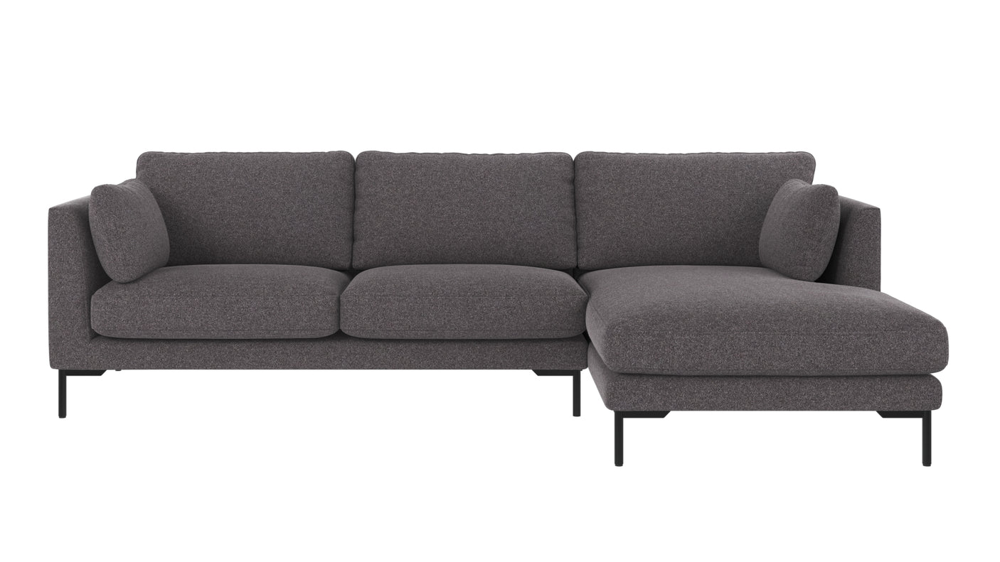Corwin 3,5 seter sofa sjeselong høyre