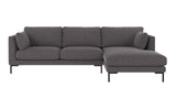 Corwin 3,5 seter sofa sjeselong høyre