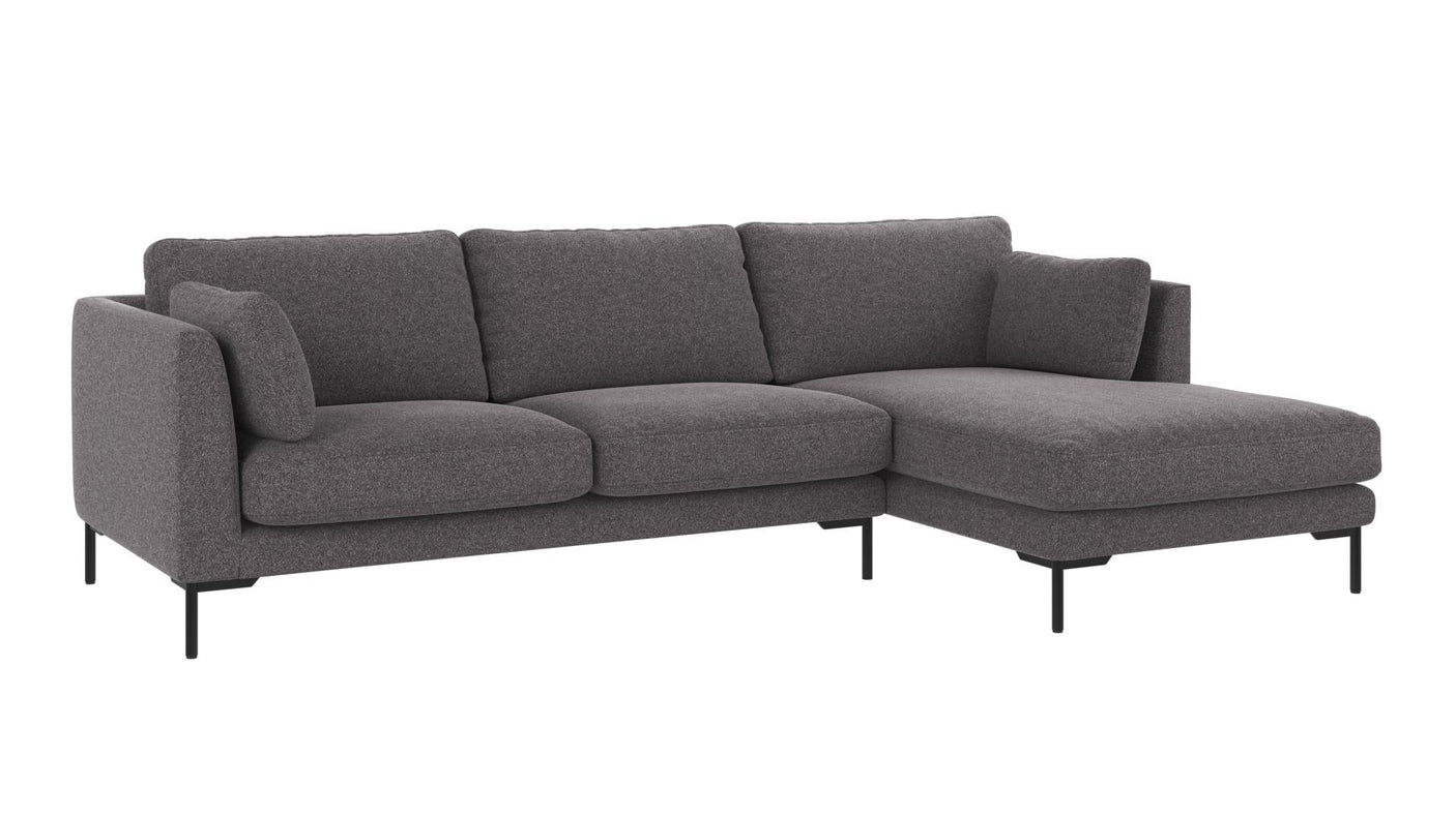 Corwin 3,5 seter sofa sjeselong høyre