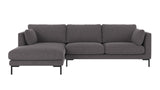 Corwin 3,5 seter sofa sjeselong venstre