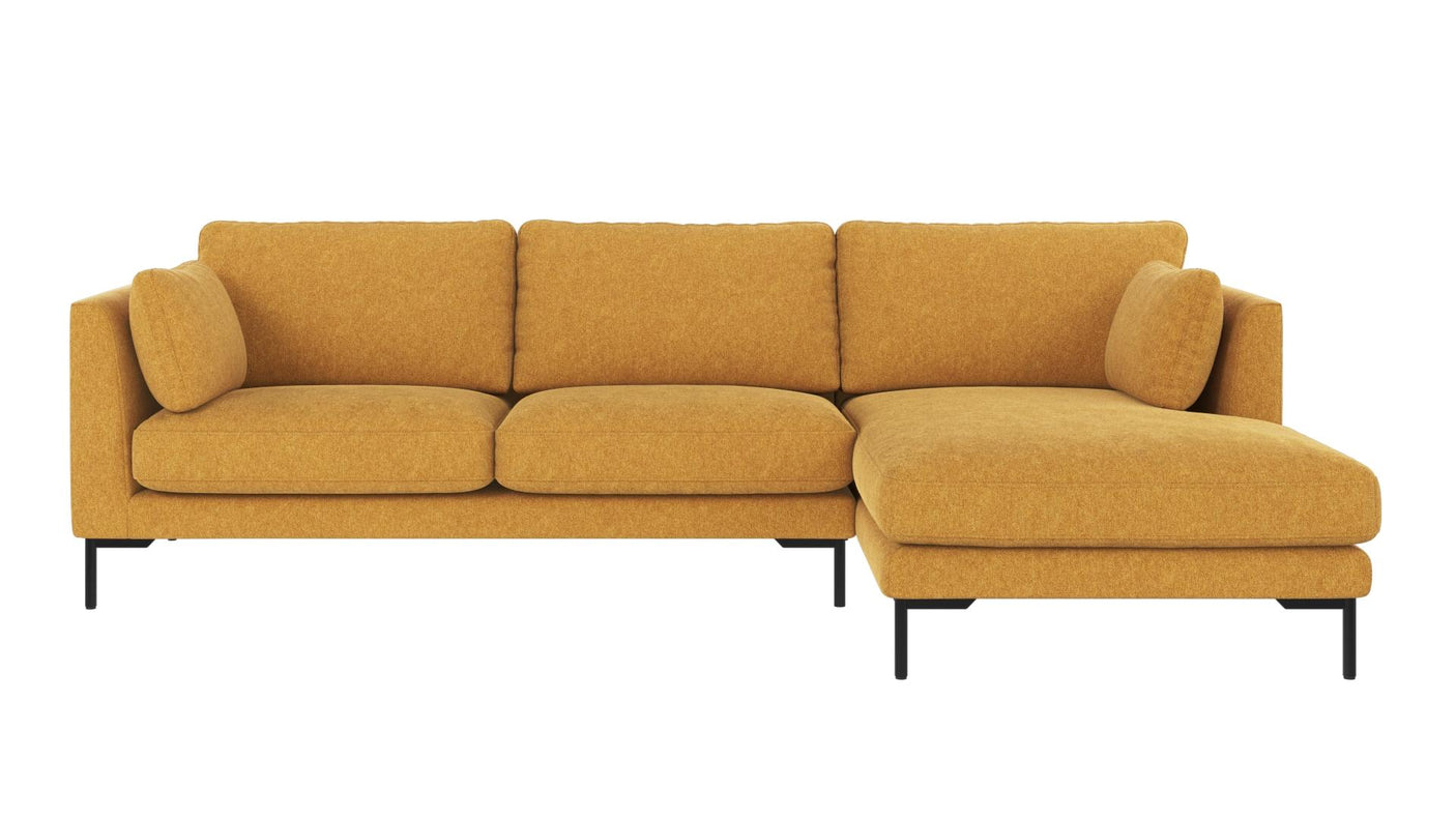 Corwin 3,5 seter sofa sjeselong høyre