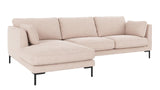 Corwin 3,5 seter sofa sjeselong venstre