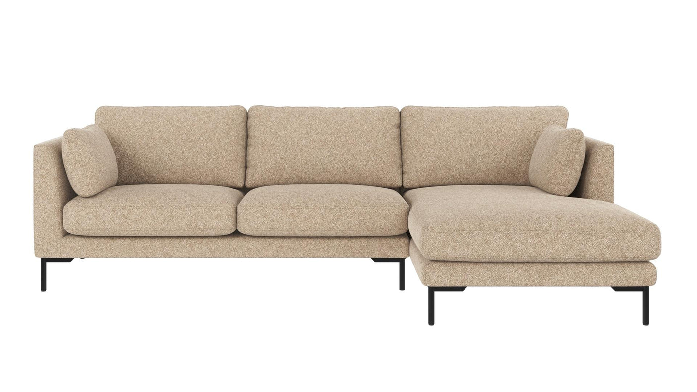Corwin 3,5 seter sofa sjeselong høyre