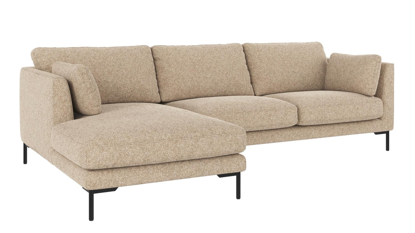 Corwin 3,5 seter sofa sjeselong venstre