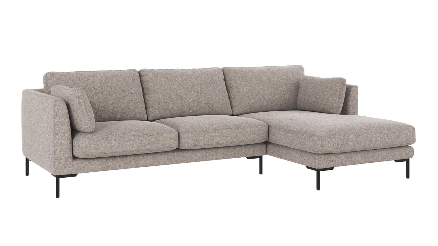 Corwin 3,5 seter sofa sjeselong høyre
