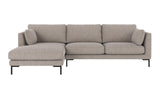 Corwin 3,5 seter sofa sjeselong venstre