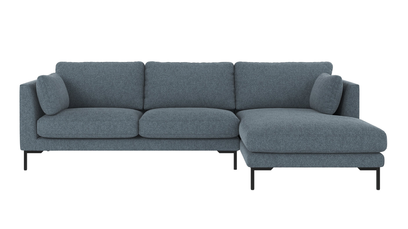 Corwin 3,5 seter sofa sjeselong høyre