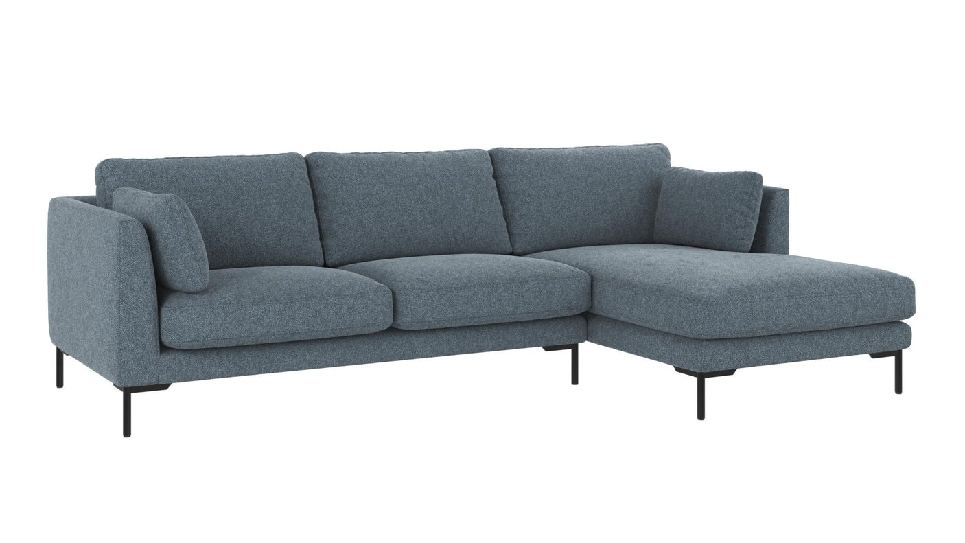 Corwin 3,5 seter sofa sjeselong høyre