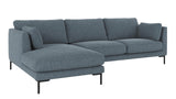 Corwin 3,5 seter sofa sjeselong venstre