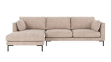 Corwin 3,5 seter sofa sjeselong venstre