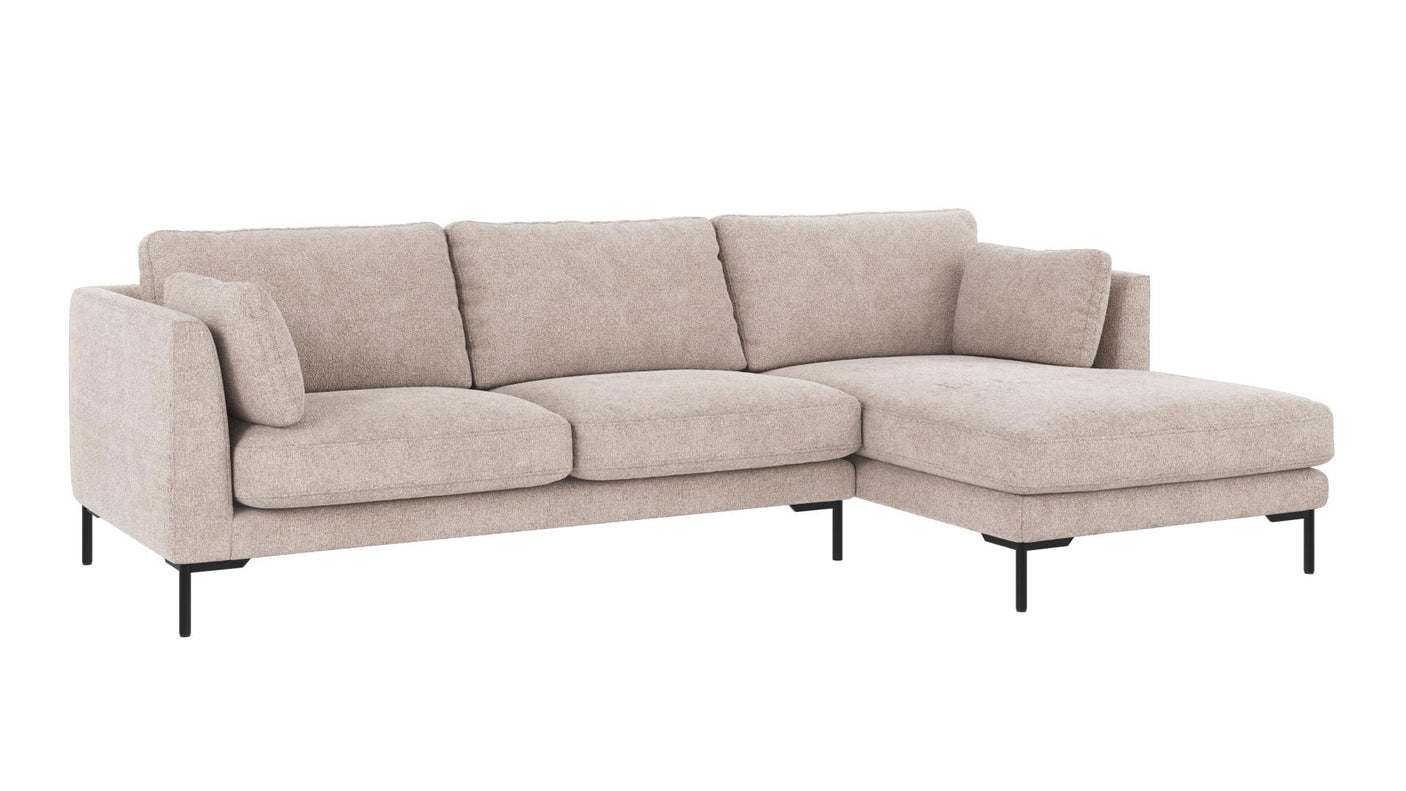 Corwin 3,5 seter sofa sjeselong høyre