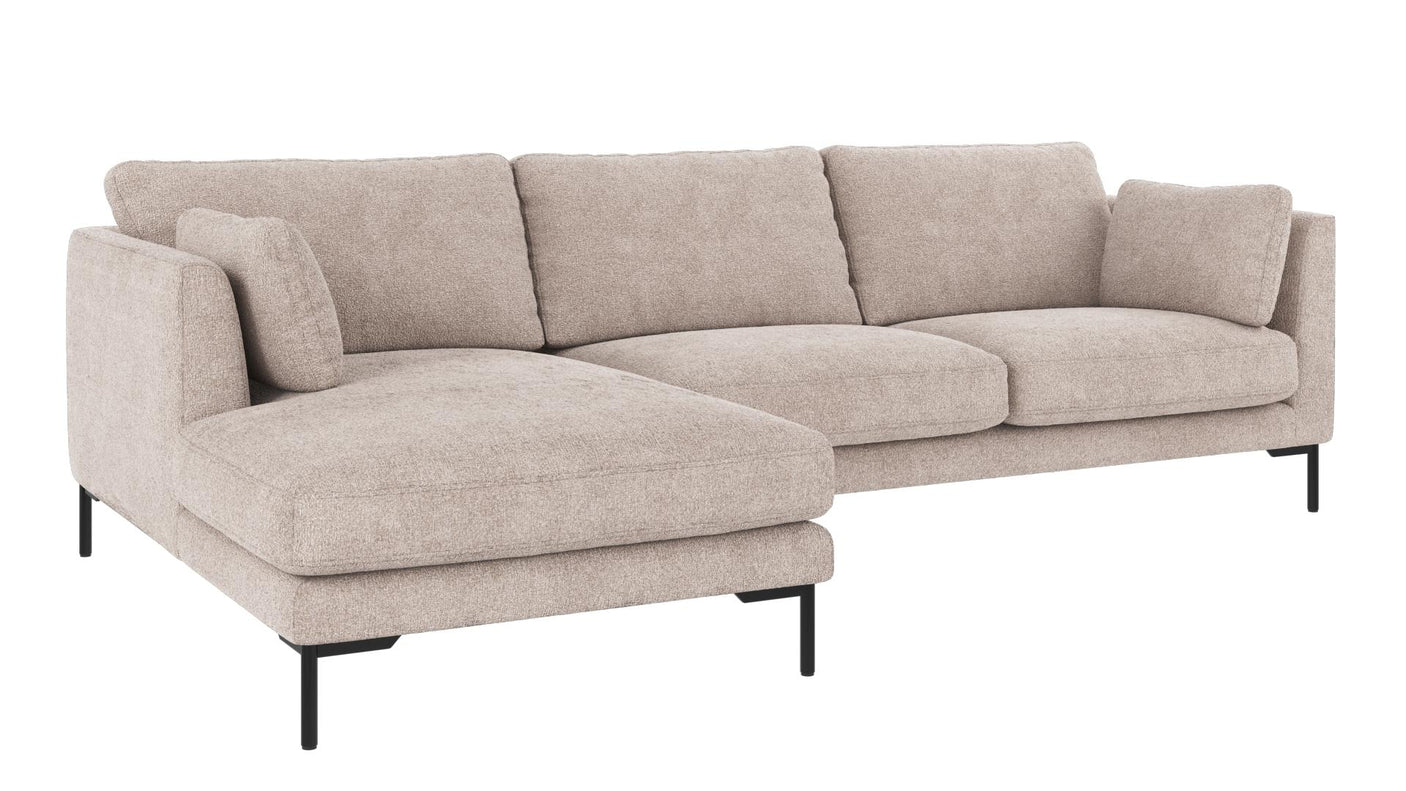 Corwin 3,5 seter sofa sjeselong venstre